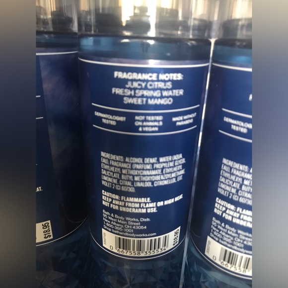 Midnight Blue Citrus Fine Fragrance Mist - Picture 2 of 3